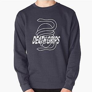 Death Grips Snake Egg Logo Minimalistic with Band Name Pullover Sweatshirt