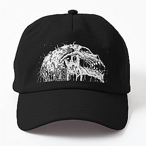 Death Skeleton Awakening black & white Dad Hat