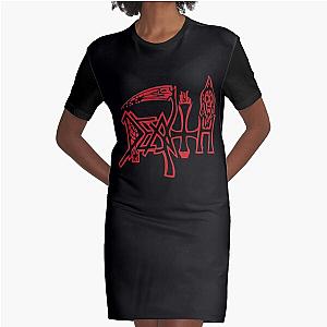 Death Band Death Band Death Band Death Band Death Band Death Band Graphic T-Shirt Dress