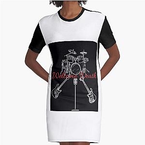 Death Band Graphic T-Shirt Dress