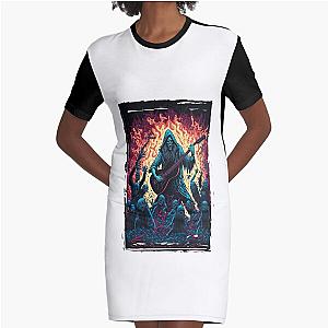 Poster of the death band Graphic T-Shirt Dress