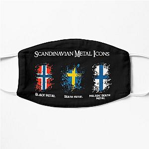 Swedish Death Metal Band Norwegian Black Heavy Finnish Sweden Finland Norway Flat Mask