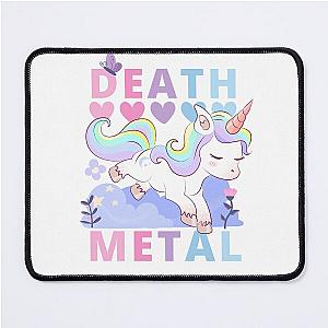 Death Metal- Adorable Unicorn rainbow Mouse Pad