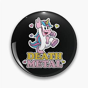 DEATH METAL UNICORN Pin