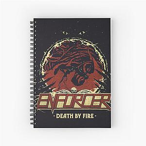 Enforcer - Death by Fire album 2013 Spiral Notebook