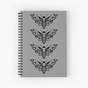 Ghost Death Head Moth Spiral Notebook