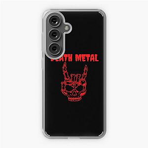 Death Metal Punk Skull For Heavy Metal Band And Rock Metal Band As A Death Metal Band Samsung Galaxy Soft Case