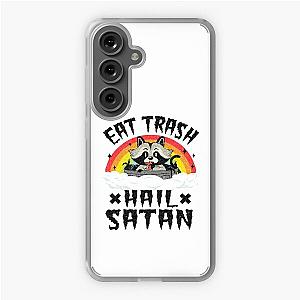 Eat Trash Hail Satan Funny Death Metal Samsung Galaxy Soft Case