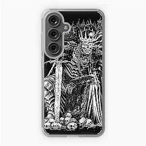 Death Skeleton Emperor Throne black & white Samsung Galaxy Soft Case