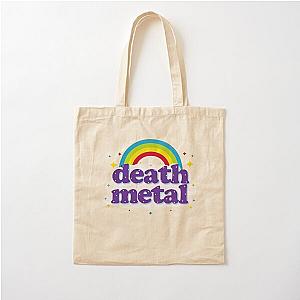 death metal rainbow shirt Cotton Tote Bag