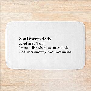 Death Cab for Cutie Aesthetic Quote Lyrics Bath Mat