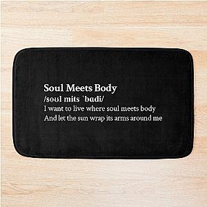 Death Cab for Cutie Aesthetic Quote Lyrics Black Bath Mat