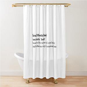 Death Cab for Cutie Aesthetic Quote Lyrics Shower Curtain