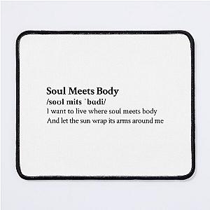 Death Cab for Cutie Aesthetic Quote Lyrics Mouse Pad