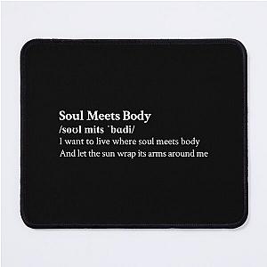 Death Cab for Cutie Aesthetic Quote Lyrics Black Mouse Pad