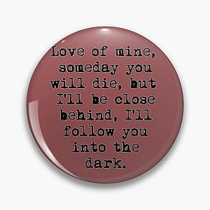 i'll follow you into the dark death cab for cutie Pin