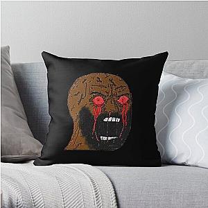 Death Grips Stefan Burnett MC Ride Meme Wojak Throw Pillow RB2407