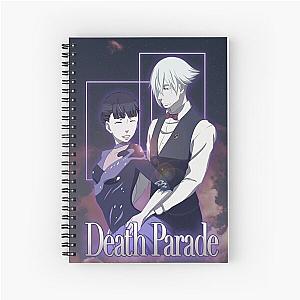 Decim and Mayu Deathnote Spiral Notebook