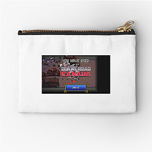 Death Road to Canada Get To Canada Or Bust Death Road To Canada Zipper Pouches