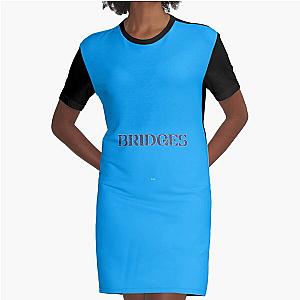 Bridges Death Stranding Logo [Texturized] Graphic T-Shirt Dress