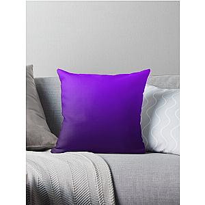 Deep Purple Fade Throw Pillow