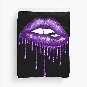 Drip Deep Purple Lips T-ShirtDrip Deep Purple Lips Duvet Cover