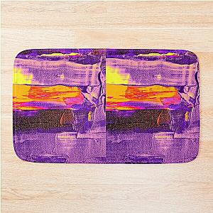 deep purple on fire Bath Mat