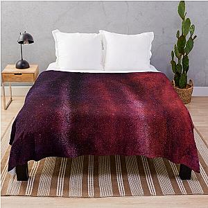 Deep Purple Galaxy  Throw Blanket