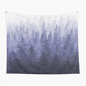 My Misty Secret Forest - deep purple Tapestry