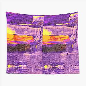 deep purple on fire Tapestry