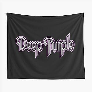 Deep Purple Text Symbol Tapestry