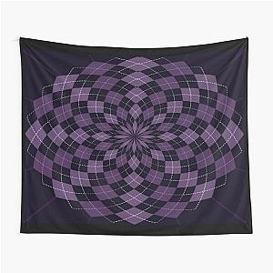 Deep Purple Ellipsed Argyle  Tapestry