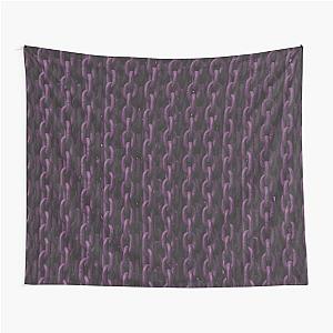 Deep Purple Chain Print Tapestry