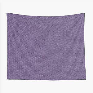 Simple Deep Purple Scales Pattern Tapestry