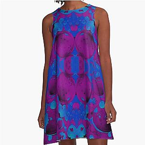 Deep Purple A-Line Dress