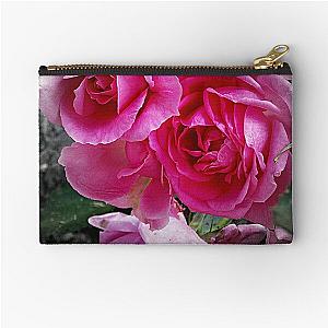 Deep Purple Roses Zipper Pouch