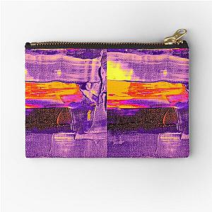 deep purple on fire Zipper Pouch