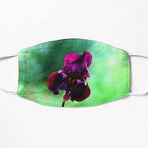 Iris in deep purple Flat Mask