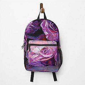 Deep Purple Bouquet Of Roses Backpack