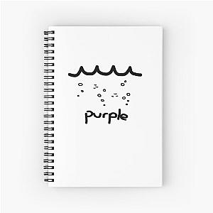 Deep Purple Spiral Notebook