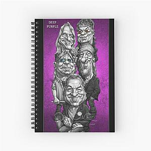 Deep Purple Spiral Notebook