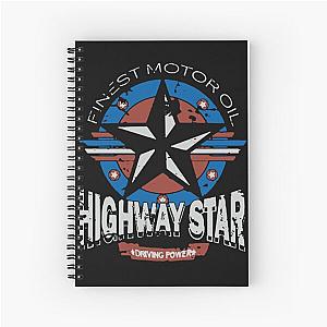 deep purple  highway star Spiral Notebook