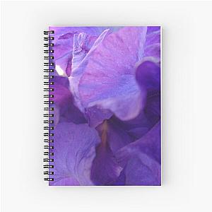 Deep Purple Iris  Spiral Notebook