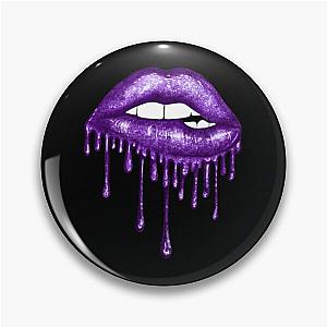 Drip Deep Purple Lips T-ShirtDrip Deep Purple Lips Pin