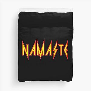 Namaste Def Leppard Duvet Cover