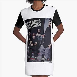Alternative Metal Band Graphic T-Shirt Dress
