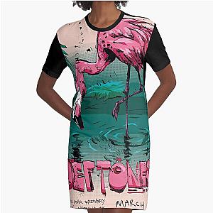 Alternative Metal Band Graphic T-Shirt Dress