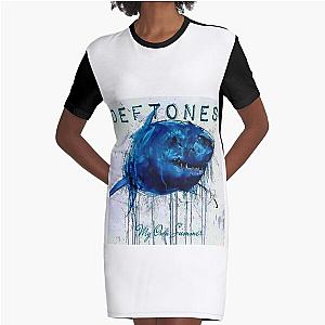 Alternative Metal Band Graphic T-Shirt Dress