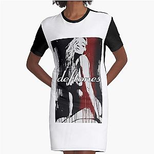 Alternative Metal Band Graphic T-Shirt Dress