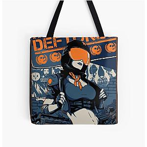 Alternative Metal Band All Over Print Tote Bag